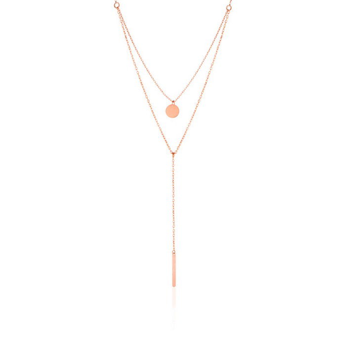 Heliophilia Silver Collar ALK1211 en Oro Rosa con Plata Esterlina 925 Heliophilia Silver Collar ALK1211 en Oro Rosa con Plata Esterlina 925